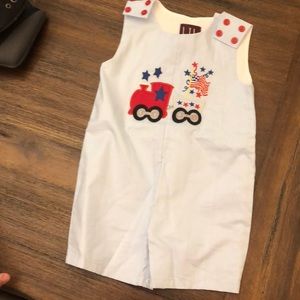 Baby boy July 4 or patriotic outfit